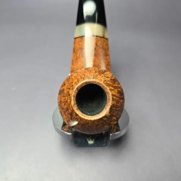 Marek Kando Smooth Wide Shank Bulldog w/Horn Estate Briar Pipe, Other Estates - Image 6