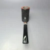 Herriot Pipes Sandblasted Poker w/ Fordite Handmade Briar Pipe, New - Image 6