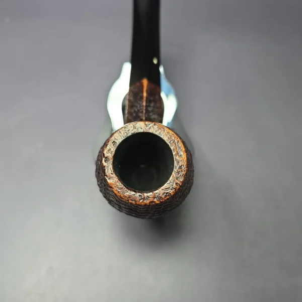 Dunhill 1992 Shell Briar 4104 Sandblasted Bulldog Estate Briar Pipe, English Estates - Image 6