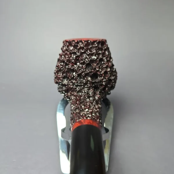 Walt Cannoy Cardinal House Munn Lava Rock Bulldog Handmade Briar Pipe, New - Image 6