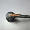 Walt Cannoy Cardinal House Munn XL Pencil Shank Stack Handmade Briar Pipe, New - Image 7