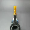 Eclesias "Dragon Scale" Sandblasted Egg Handmade Briar Pipe, New - Image 7