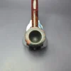 Eclesias Pipes High Contrast Smooth Billiard Sitter Handmade Briar Pipe, New - Image 7