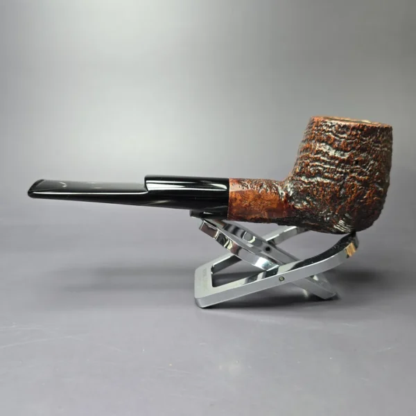 Ascorti KS Sandblasted Brandy Estate Briar Pipe, Italian Estates - Image 7