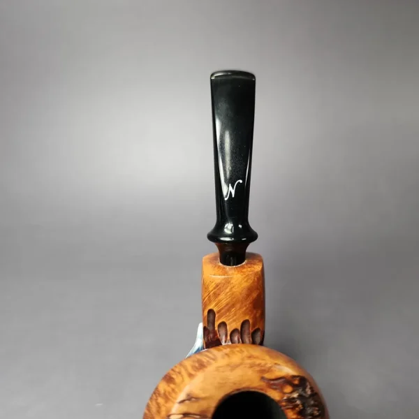 Nording Point Clear Rusticated Freehand Estate Briar Pipe, Unsmoked - Image 7