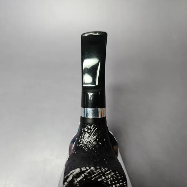 Morgan BlackJack 31 Sandblasted Panel Horn Briar Pipe, New - Image 7
