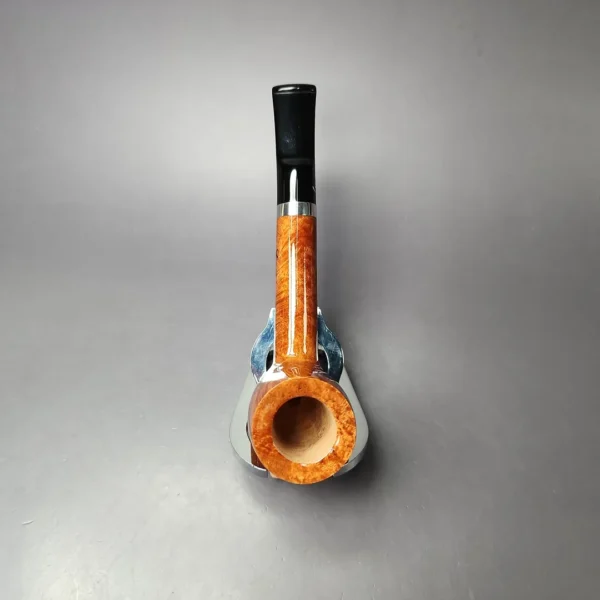 Giordano Lucca 2 Smooth Lovat w/Silver Estate Briar Pipe, Unsmoked, 9mm - Image 7