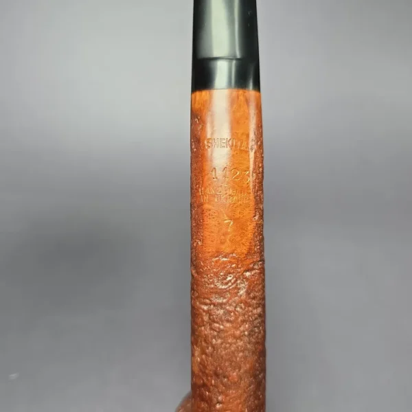 Konstantin Shekita XL Sandblasted Lumberman Estate Briar Pipe, Unsmoked - Image 7