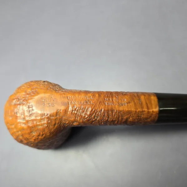 Dunhill 1960 Tanshell ODA 835 Sandblasted Billiard Estate Briar Pipe, English Estates - Image 7