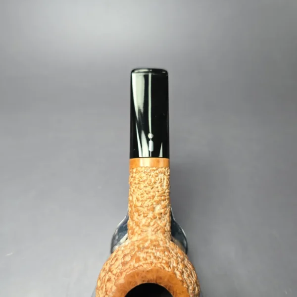 Jacono 2015 Knight E Rusticated Squat Apple Estate Briar Pipe, Italian Estates - Image 7