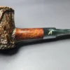 Ascorti New Dear Wax Drip Carved Poker Estate Briar Pipe, Unsmoked - Image 7