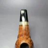 Marek Kando Smooth Wide Shank Bulldog w/Horn Estate Briar Pipe, Other Estates - Image 7