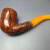 Rinaldo Triade Y Smooth Bent Billiard w/ Silver Estate Briar Pipe, Unsmoked - Image 7