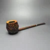 Scottie Piersel XL Sandblasted Pencil Shank Rhodesian w/ Juma Estate Briar Pipe, Unsmoked - Image 7