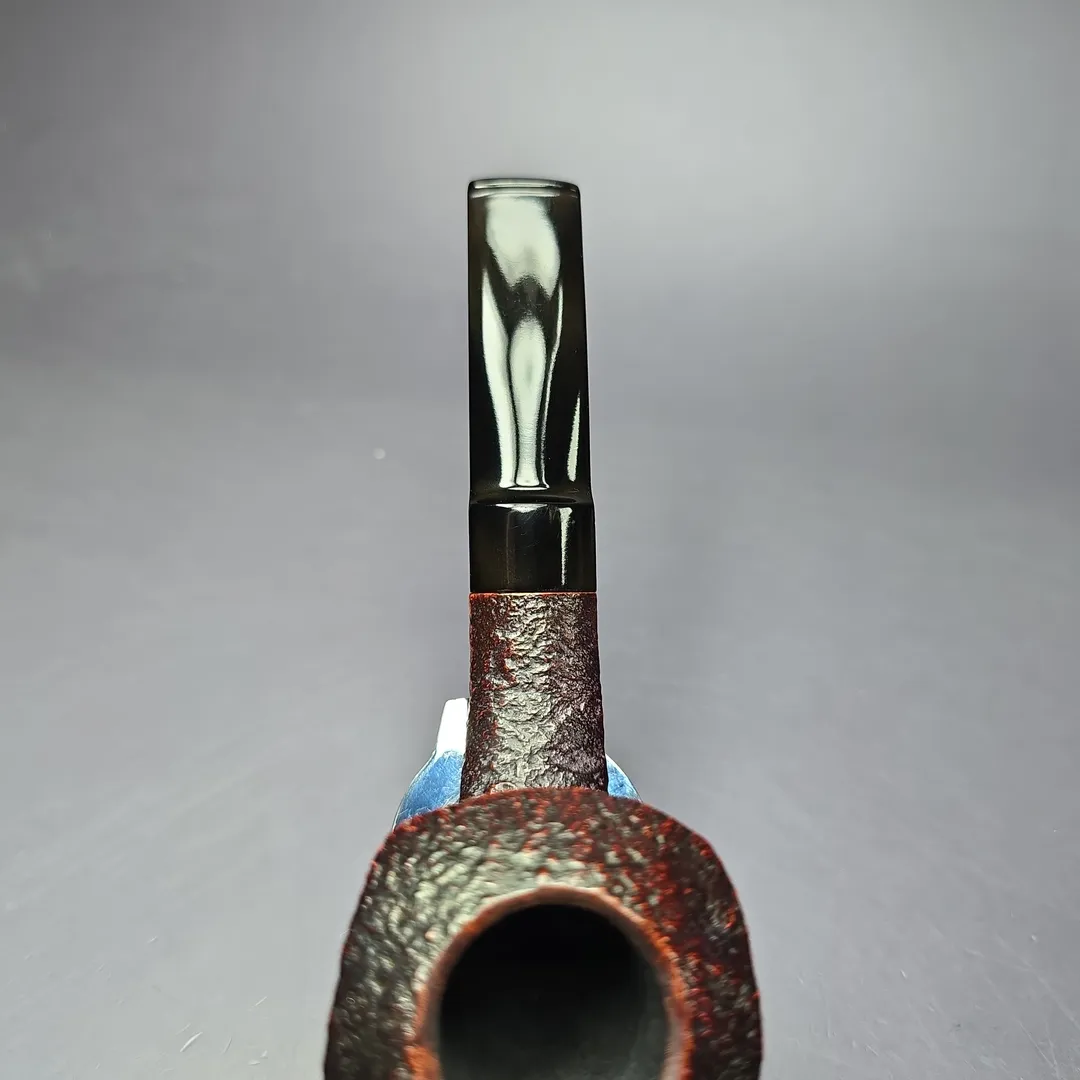 Bjorn Bengtsson 1988 Sandblasted Horn Estate Briar Pipe, Swedish Estates - Image 7