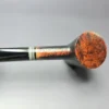 Herriot Pipes Sandblasted Poker w/ Fordite Handmade Briar Pipe, New - Image 7