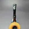 HS Studio Smooth Calabash w/Boxwood Estate Briar Pipe, Unsmoked - Image 7