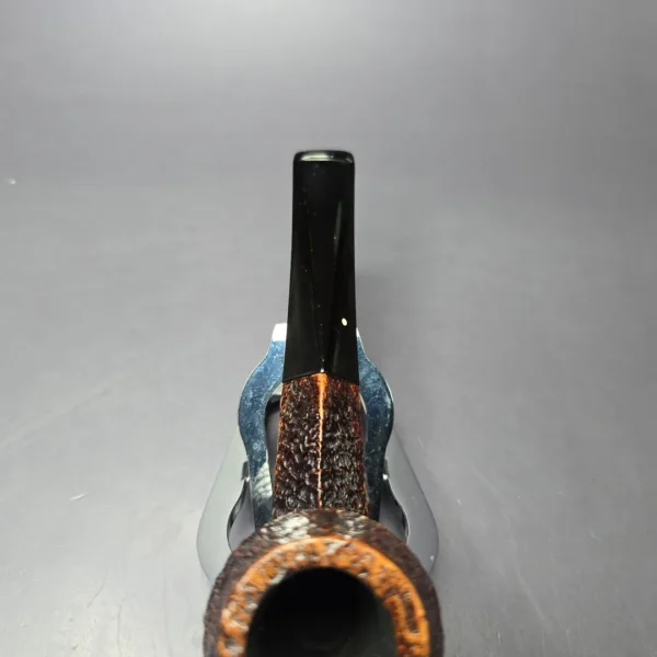 Dunhill 1992 Shell Briar 4104 Sandblasted Bulldog Estate Briar Pipe, English Estates - Image 7