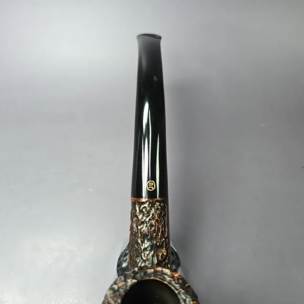 James Upshall Empire Acclaim Magnum Rusticated "LC" Estate Briar Pipe, Unsmoked - Image 7