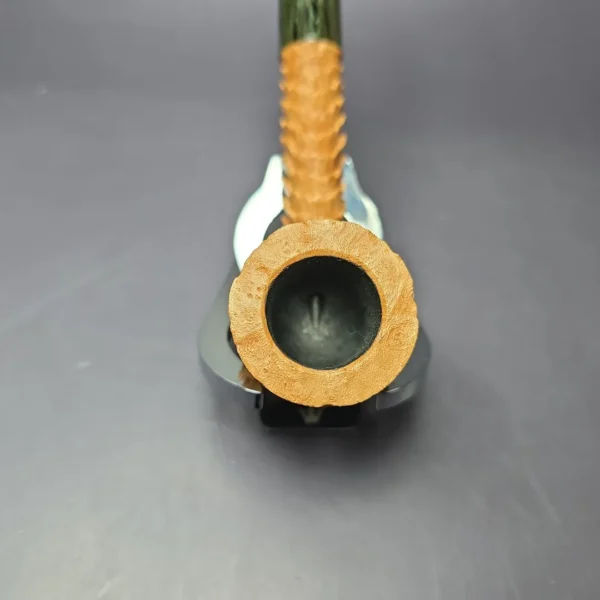 Eclesias Pipes “Dragon Scale” Sandblasted Liverpool Handmade Briar Pipe, New - Image 7