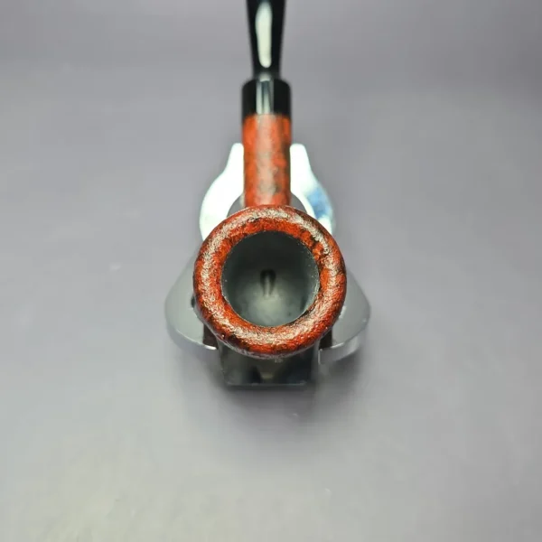 Eclesias Pipes Contrast Sandblasted Billiard Handmade Briar Pipe, New - Image 7