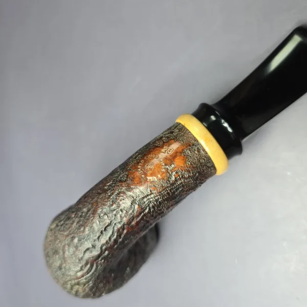 Jared Coles 2023 Sandblasted Brandy w/ Boxwood Estate Briar Pipe, American Estates - Image 7