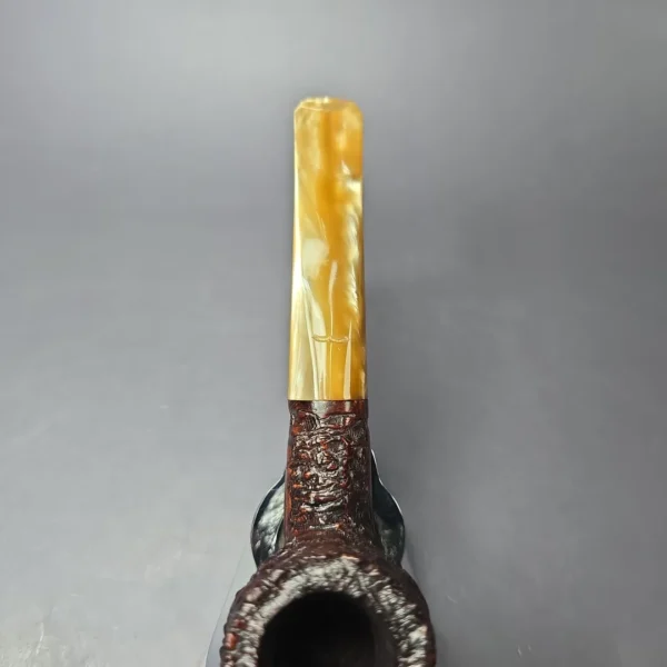 Caminetto Pre-175 Business 155 Rusticated Brandy Estate Briar Pipe, Unsmoked - Image 7