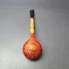 Eclesias Pipes "Dragon Scale" Sandblasted Prince w/ Bamboo Handmade Briar Pipe, New - Image 8