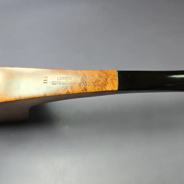 WO Larsen (Sven Knudsen Design) Super 115 Panel Horn Estate Briar Pipe, Danish Estates - Image 8