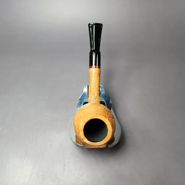 Proxima by Piero Vitale Natural Sandblasted Egg Briar Pipe, New - Image 8