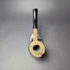 Pipe Tristan Natural Sandblast Dublin w/ Plateaux Handmade Briar Pipe, New - Image 8