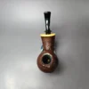 HS Studio Sandblasted Blowfish w/ Boxwood Estate Briar Pipe, Unsmoked - Image 8