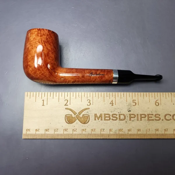 Giordano Lucca 2 Smooth Lovat w/Silver Estate Briar Pipe, Unsmoked, 9mm - Image 8