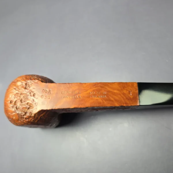 Dunhill 1961 Tanshell ODA 836 Sandblasted Panel Estate Briar Pipe, English Estates - Image 8