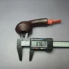 Bonsai Pipes Sandblasted Rhodesian Handmade Briar Pipe, 9mm, New - Image 8