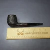 James Upshall Bark Group 5 Partially Rusticated Pot Estate Briar Pipe, Unsmoked - Image 8