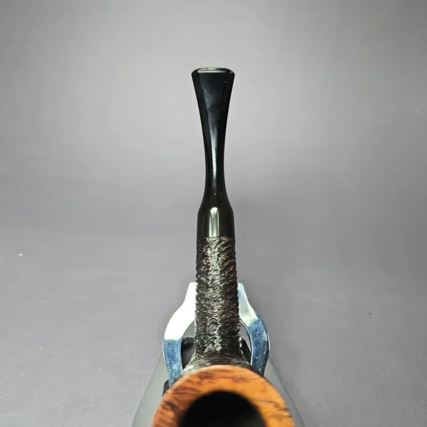 Sasieni Patent Fantail 71 Rusticated Billiard Estate Briar Pipe, English Estates - Image 8