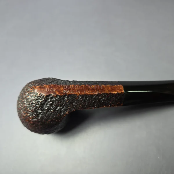 Dunhill 1992 Shell Briar 4104 Sandblasted Bulldog Estate Briar Pipe, English Estates - Image 8