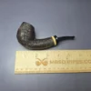 Jared Coles 2023 Sandblasted Brandy w/ Boxwood Estate Briar Pipe, American Estates - Image 8