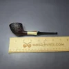 Adam Remington Sandblasted Dublin w/ Horn Estate Briar Pipe, Unsmoked - Image 8