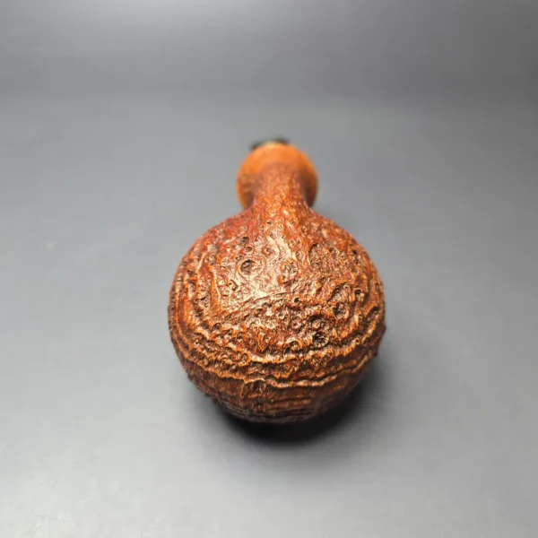 Lasse Skovgaard XL Sandblasted Brandy Estate Briar Pipe, Unsmoked - Image 8