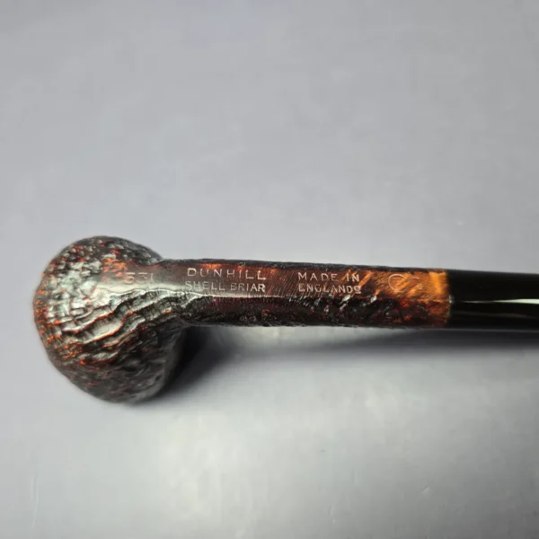 Dunhill 1960 Shell Briar 331 Sandblasted Billiard Estate Briar Pipe, English Estates - Image 8