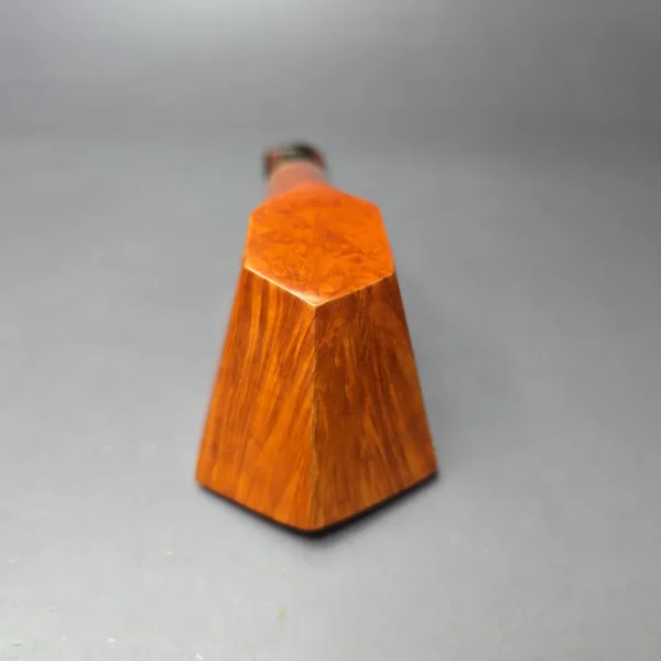 Bjarne Nielsen Signature (B) (Ph. Vigen) Panel Dublin w/ Zebrawood Estate Briar Pipe, Unsmoked - Image 8