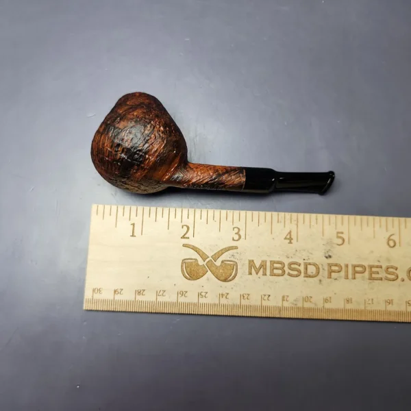 Proxima by Piero Vitale Contrast Sandblasted Brandy Briar Pipe, New - Image 9