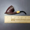 HS Studio Sandblasted "Bo Nordh Ramses" w/Boxwood Estate Briar Pipe, Unsmoked - Image 9