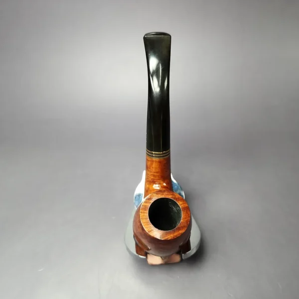 Gigi Epoca Smooth Bent Billiard Estate Briar Pipe, Unsmoked, 9mm - Image 9
