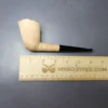 Pipe Tristan Natural Sandblast Dublin w/ Plateaux Handmade Briar Pipe, New - Image 9