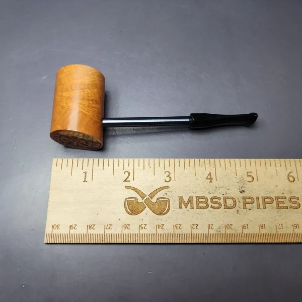 Nording Compass Smooth Poker Estate Briar Pipe, Unsmoked - Image 9