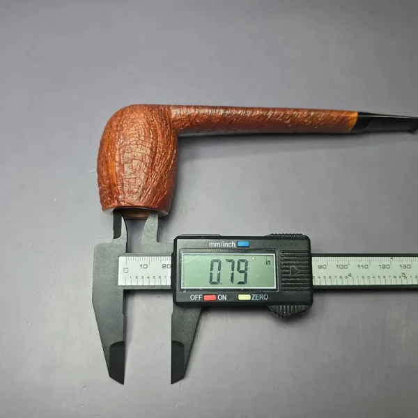 Konstantin Shekita XL Sandblasted Lumberman Estate Briar Pipe, Unsmoked - Image 9