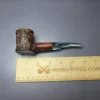 Ascorti New Dear Wax Drip Carved Poker Estate Briar Pipe, Unsmoked - Image 9